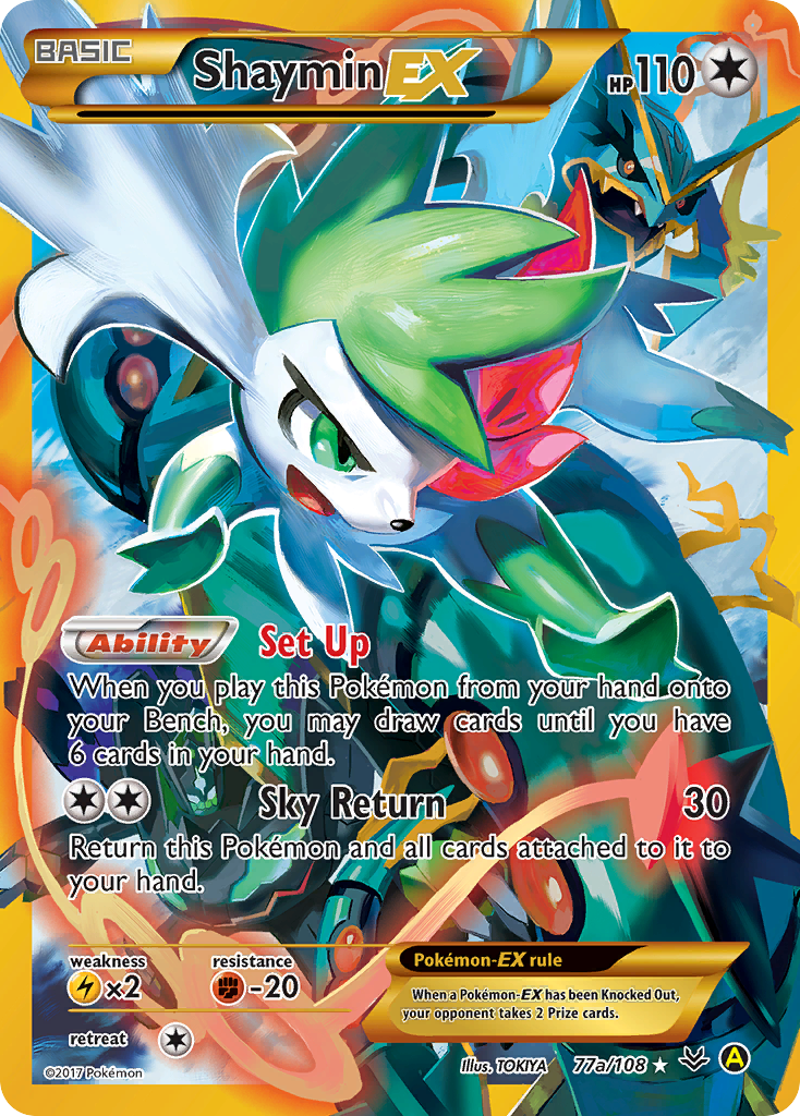 Shaymin EX (77a/108) [Alternate Art Promos] | Good Games Cannington