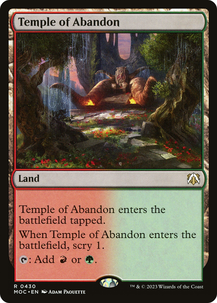 Temple of Abandon [March of the Machine Commander] | Good Games Cannington