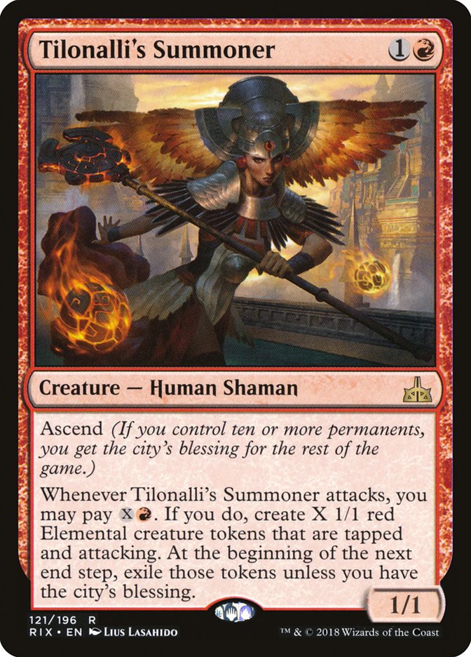 Tilonalli's Summoner 121/196 (Rivals of Ixalan)  | Good Games Cannington