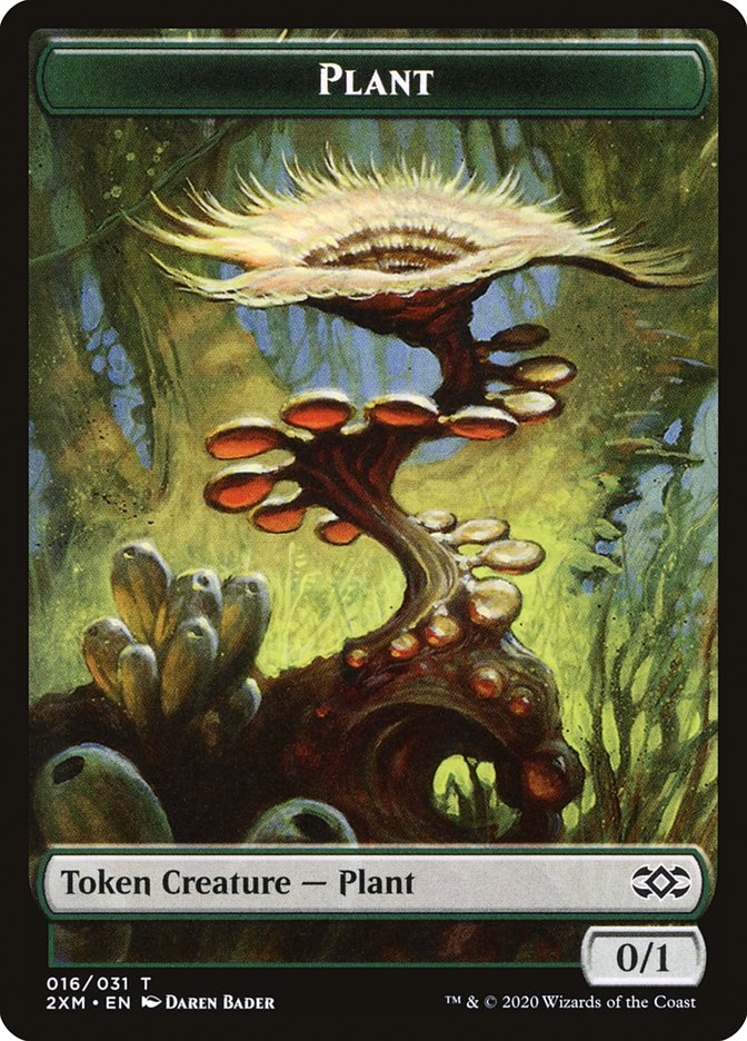 Plant Token [Double Masters Tokens] | Good Games Cannington