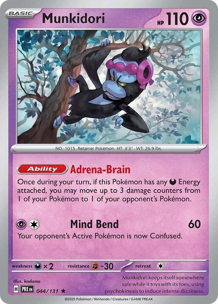 Munkidori 044/131 (SV: Prismatic Evolutions)  - Holofoil | Good Games Cannington
