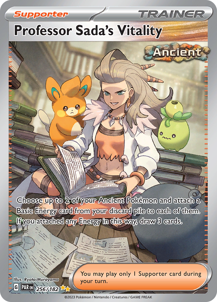 Professor Sada's Vitality (256/182) [Scarlet & Violet: Paradox Rift] | Good Games Cannington