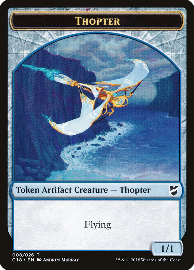 Myr (007) // Thopter (008) Double-Sided Token [Commander 2018 Tokens] | Good Games Cannington