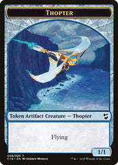 Myr (007) // Thopter (008) Double-Sided Token [Commander 2018 Tokens] | Good Games Cannington