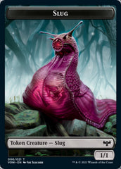 Blood // Slug Double-Sided Token [Innistrad: Crimson Vow Tokens] | Good Games Cannington