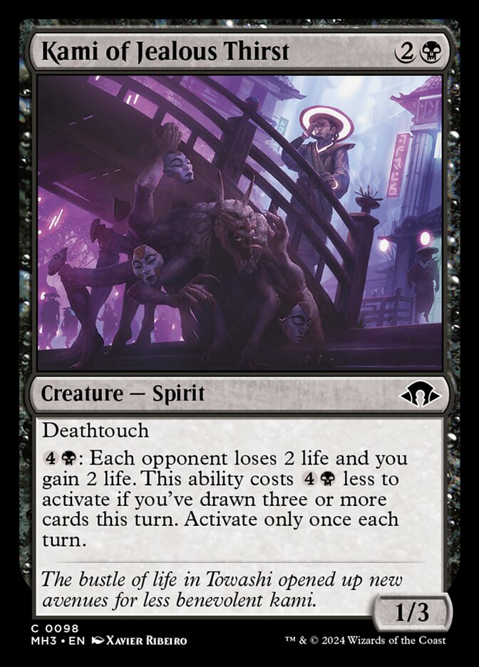 Kami of Jealous Thirst 98/319 (Modern Horizons 3)  | Good Games Cannington