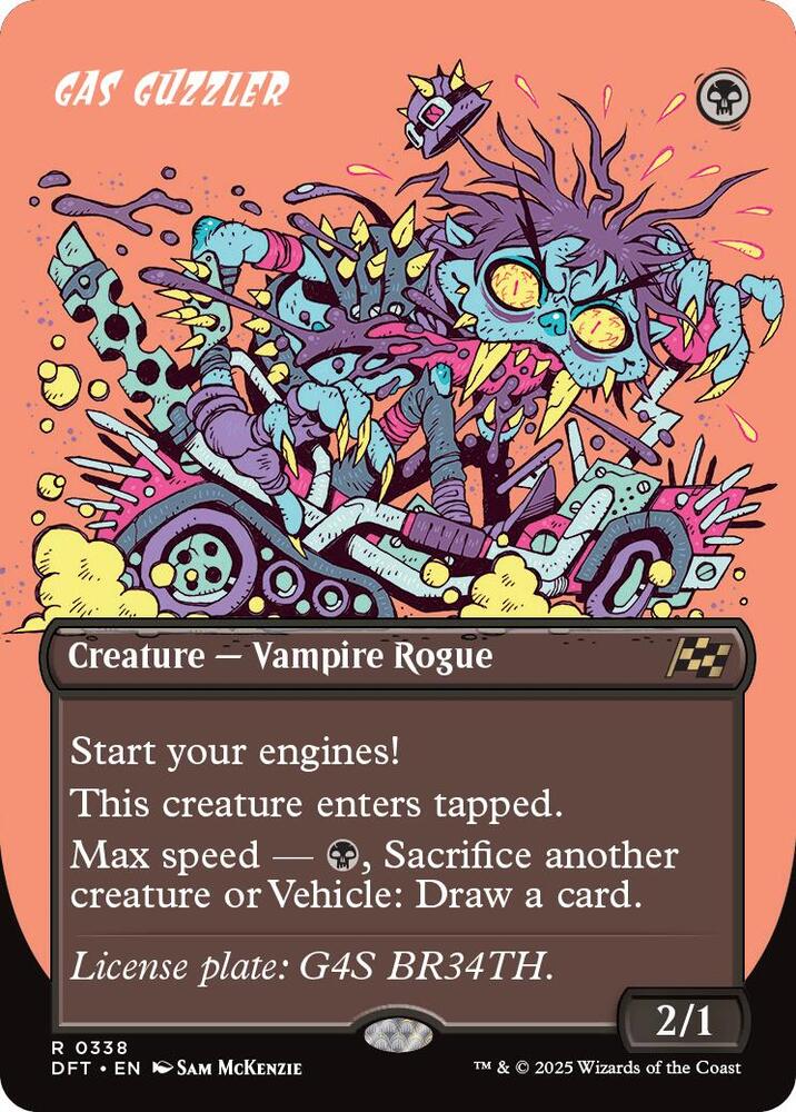 Gas Guzzler Borderless 338 (Aetherdrift)  - Foil | Good Games Cannington