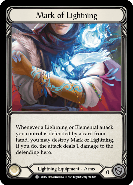 Mark of Lightning [LXI005] (Tales of Aria Lexi Blitz Deck)  1st Edition Normal | Good Games Cannington