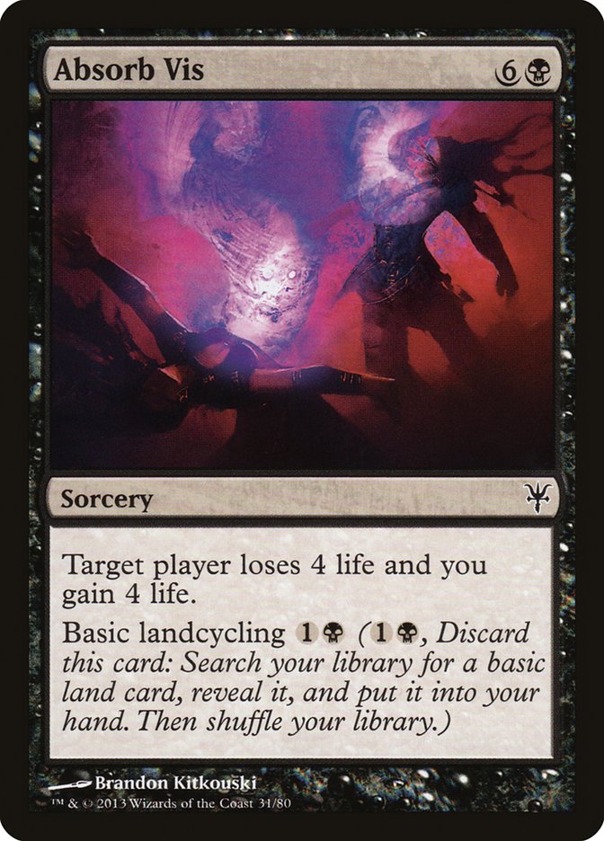 Absorb Vis [Duel Decks: Sorin vs. Tibalt] | Good Games Cannington