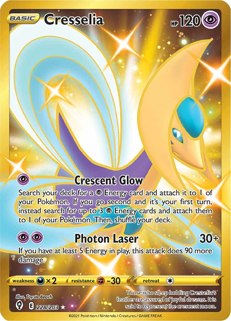 Cresselia (228/203) [Sword & Shield: Evolving Skies] | Good Games Cannington