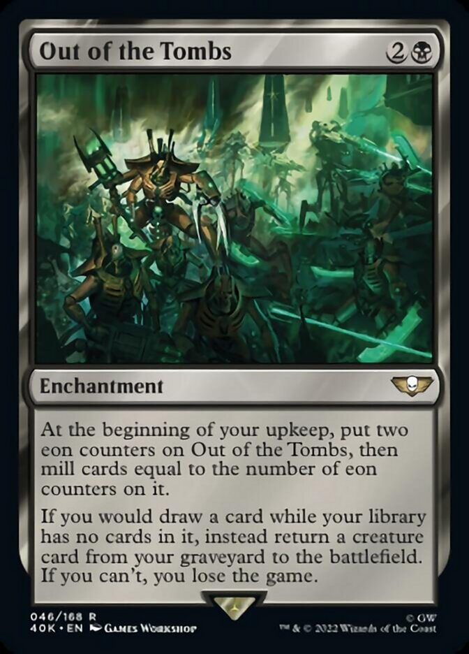 Out of the Tombs (Surge Foil) [Warhammer 40,000] | Good Games Cannington