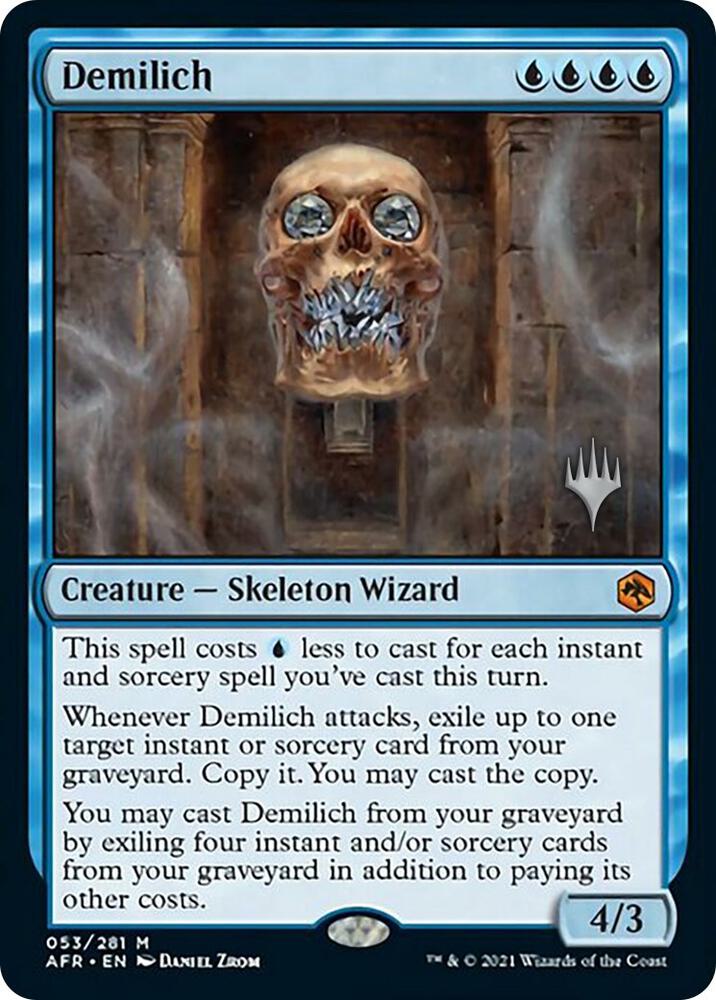 Demilich 53 (Promo Pack: Adventures in the Forgotten Realms)  - Foil | Good Games Cannington