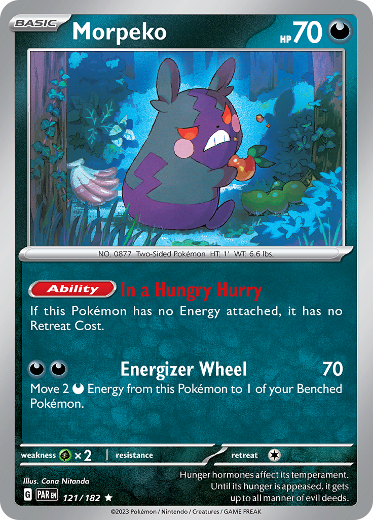 Morpeko (121/182) [Scarlet & Violet: Paradox Rift] | Good Games Cannington