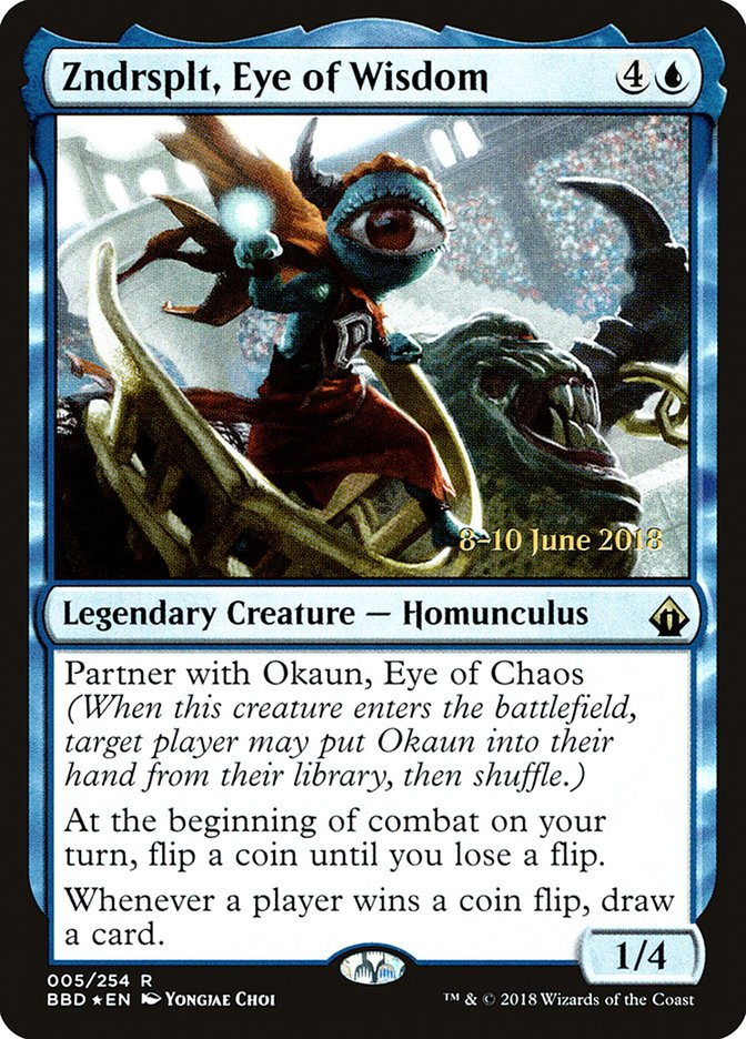Zndrsplt, Eye of Wisdom [Battlebond Prerelease Promos] | Good Games Cannington