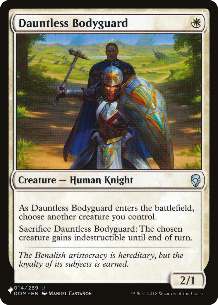 Dauntless Bodyguard [The List] | Good Games Cannington