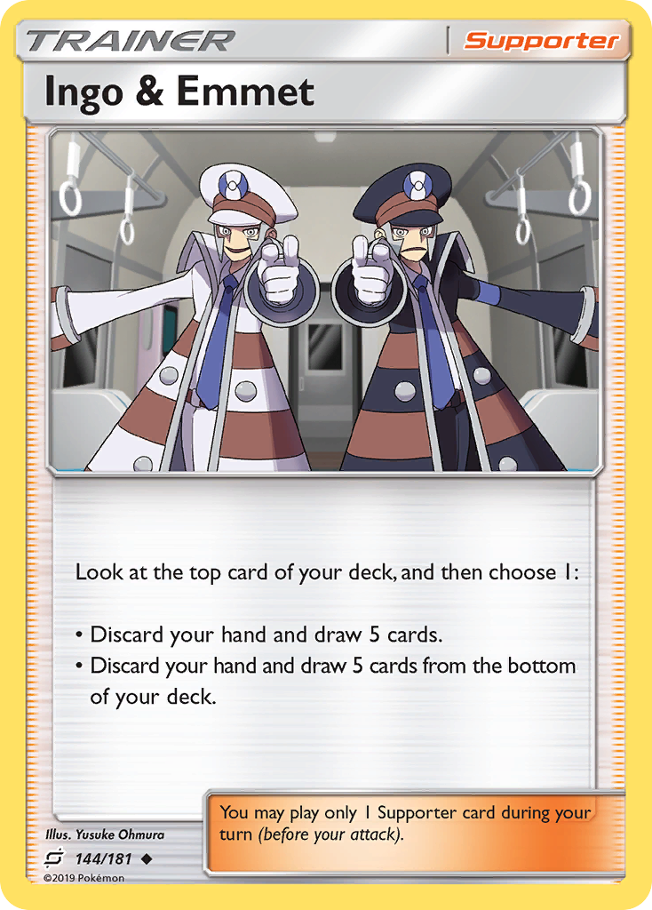 Ingo & Emmet (144/181) [Sun & Moon: Team Up] | Good Games Cannington