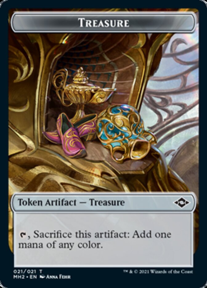 Phyrexian Germ // Treasure (21) Double-Sided Token [Modern Horizons 2 Tokens] | Good Games Cannington