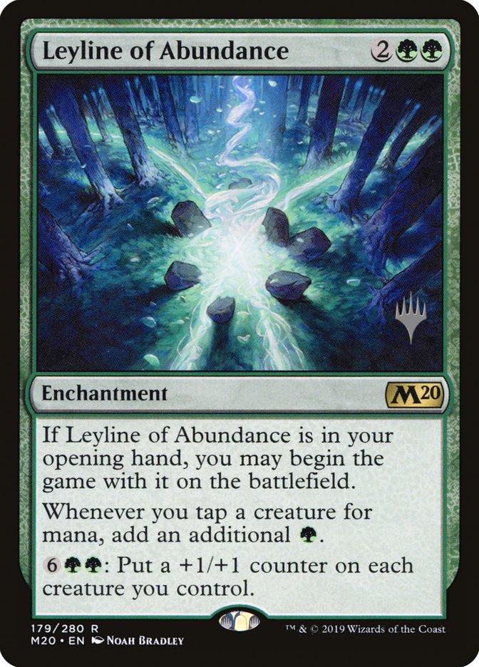 Leyline of Abundance (Promo Pack) [Core Set 2020 Promos] | Good Games Cannington