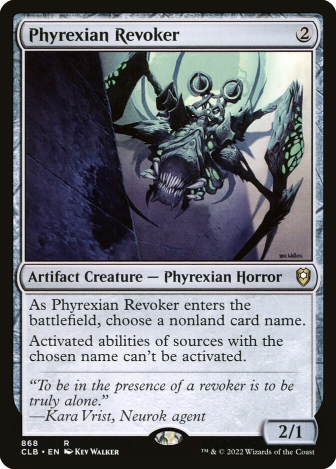Phyrexian Revoker 868 (Commander Legends: Battle for Baldur's Gate)  | Good Games Cannington