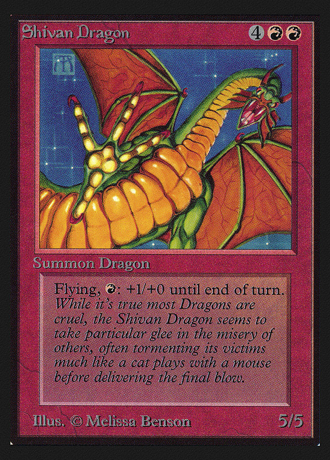 Shivan Dragon [International Collectors' Edition] | Good Games Cannington