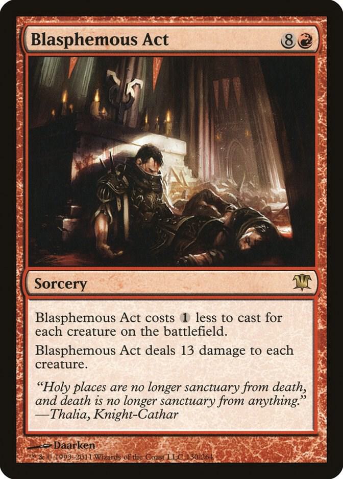 Blasphemous Act 130/264 (Innistrad)  | Good Games Cannington