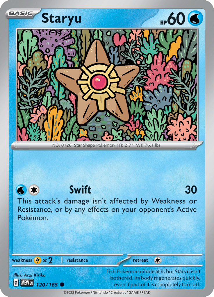 Staryu (120/165) [Scarlet & Violet 151] | Good Games Cannington