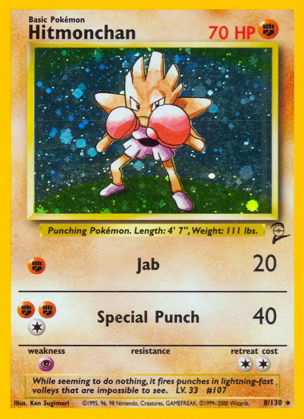 Hitmonchan (8/130) [Base Set 2] | Good Games Cannington