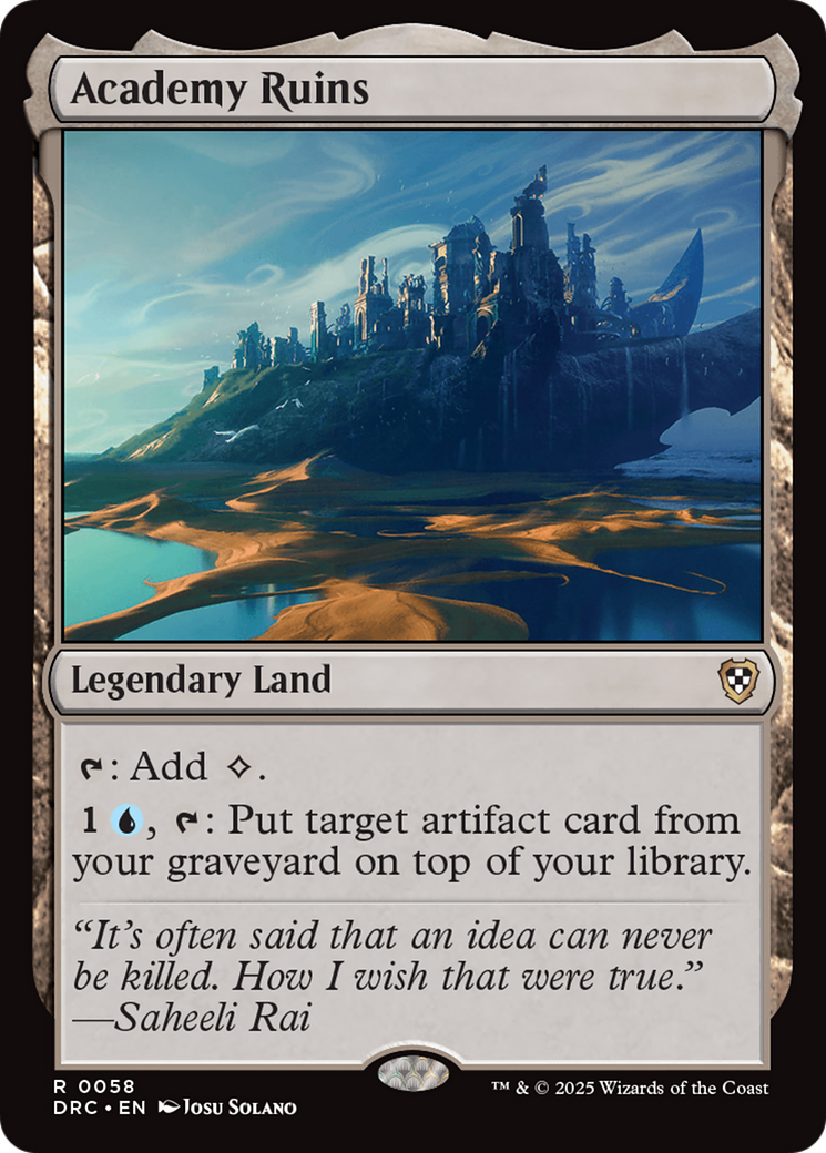 Academy Ruins [Aetherdrift Commander] | Good Games Cannington