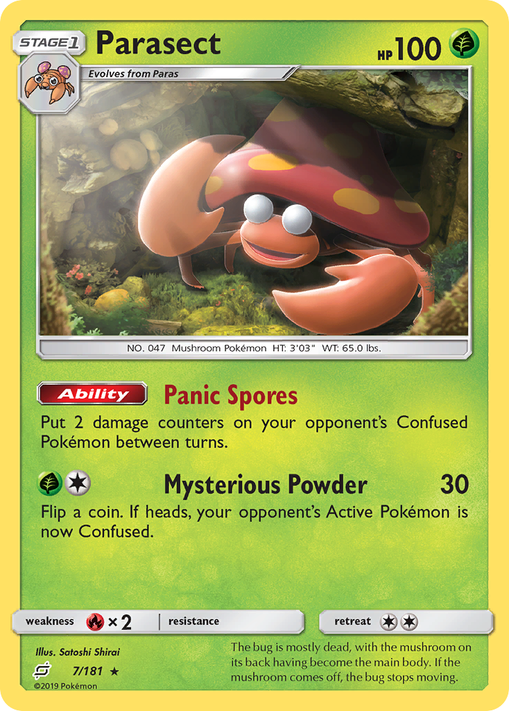 Parasect (7/181) [Sun & Moon: Team Up] | Good Games Cannington