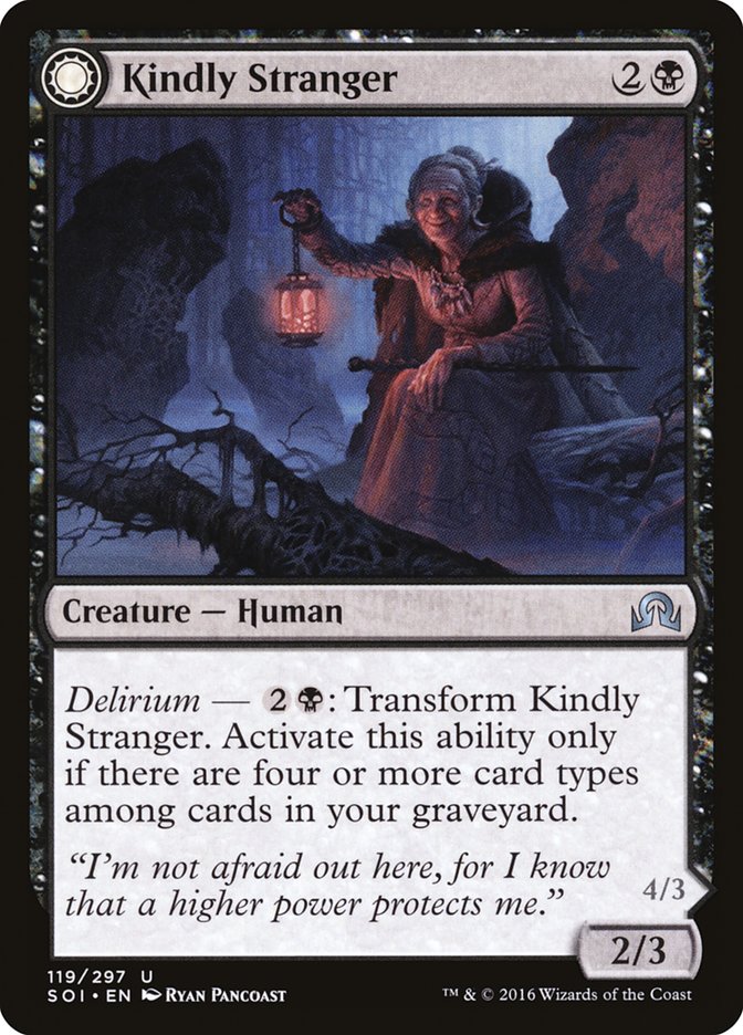 Kindly Stranger // Demon-Possessed Witch [Shadows over Innistrad] | Good Games Cannington