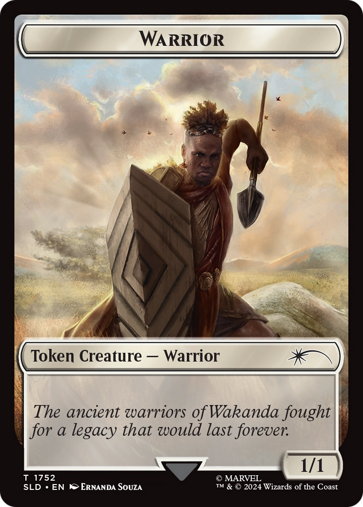 Warrior Token [Secret Lair Drop Series] | Good Games Cannington