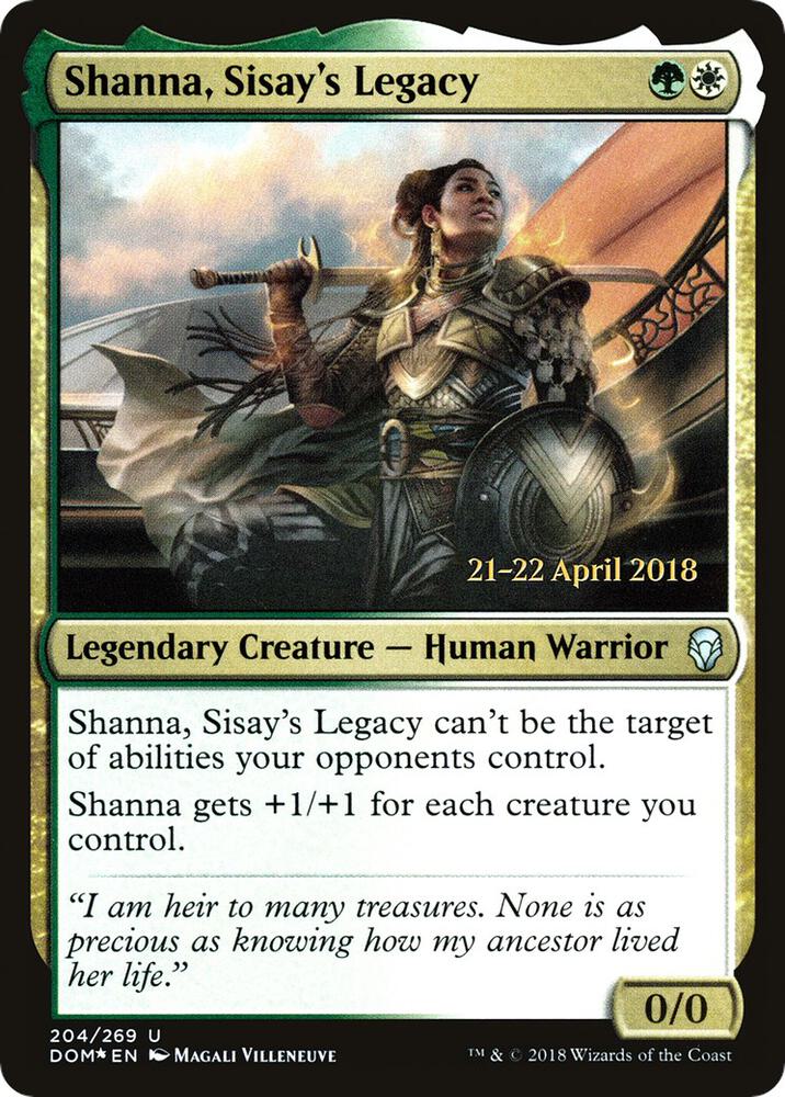 Shanna Sisays Legacy 204s/118 (Prerelease Cards)  - Foil | Good Games Cannington