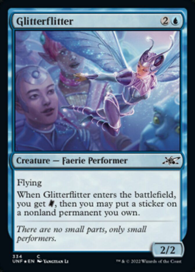 Glitterflitter (Galaxy Foil) [Unfinity] | Good Games Cannington