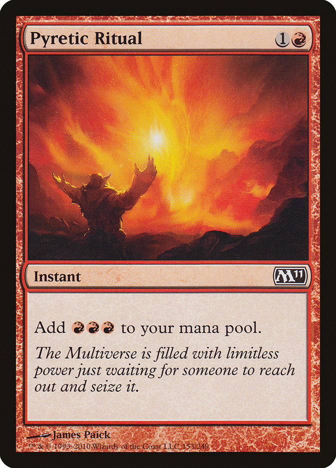 Pyretic Ritual 153 (Magic 2011 (M11))  | Good Games Cannington