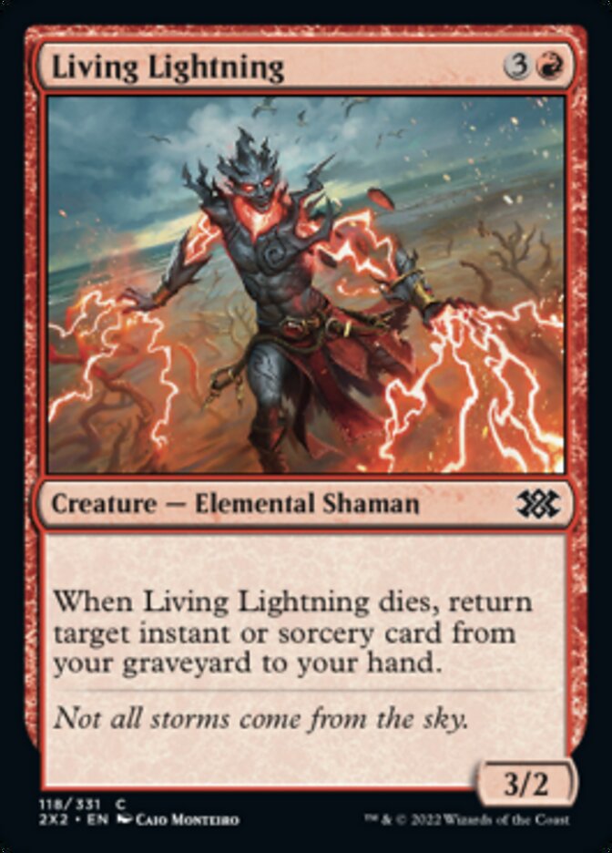 Living Lightning [Double Masters 2022] | Good Games Cannington