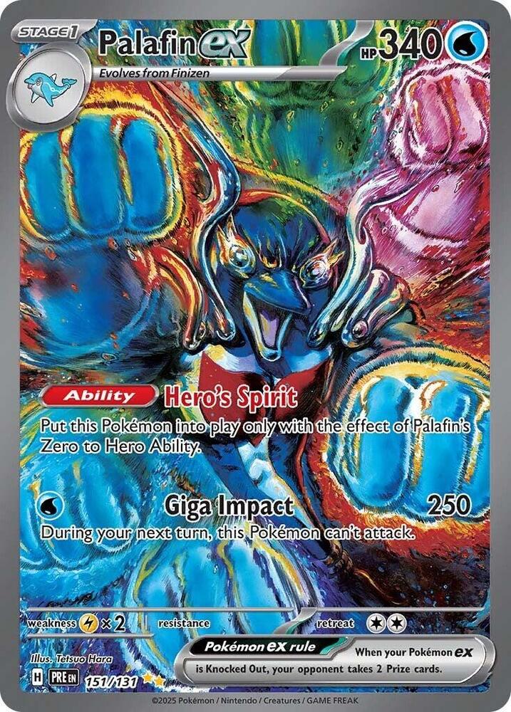 Palafin ex (151/131) [Scarlet & Violet: Prismatic Evolutions] | Good Games Cannington