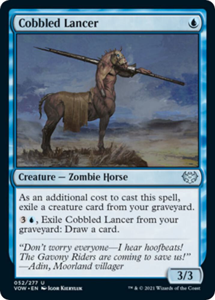 Cobbled Lancer 52 (Innistrad: Crimson Vow)  | Good Games Cannington