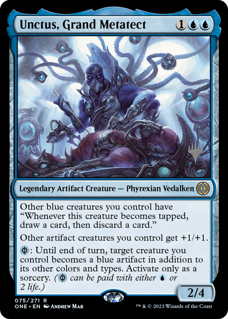 Unctus, Grand Metatect (Promo Pack) [Phyrexia: All Will Be One Promos] | Good Games Cannington