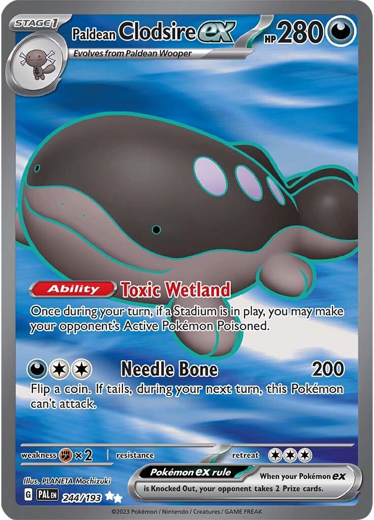 Paldean Clodsire ex (244/193) [Scarlet & Violet: Paldea Evolved] | Good Games Cannington