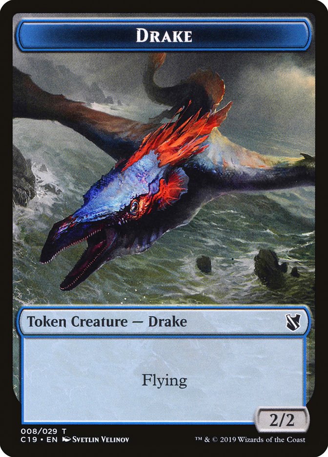 Drake Token [Commander 2019 Tokens] | Good Games Cannington