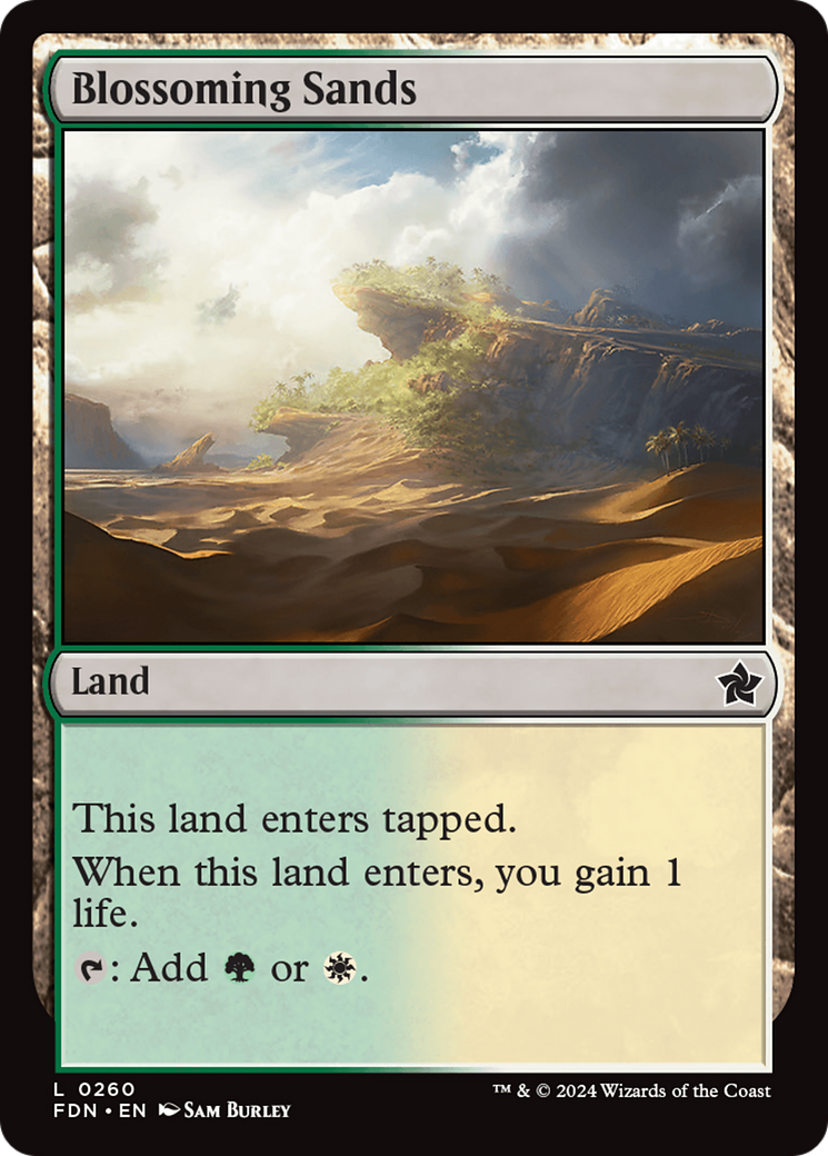 Blossoming Sands [Foundations] | Good Games Cannington
