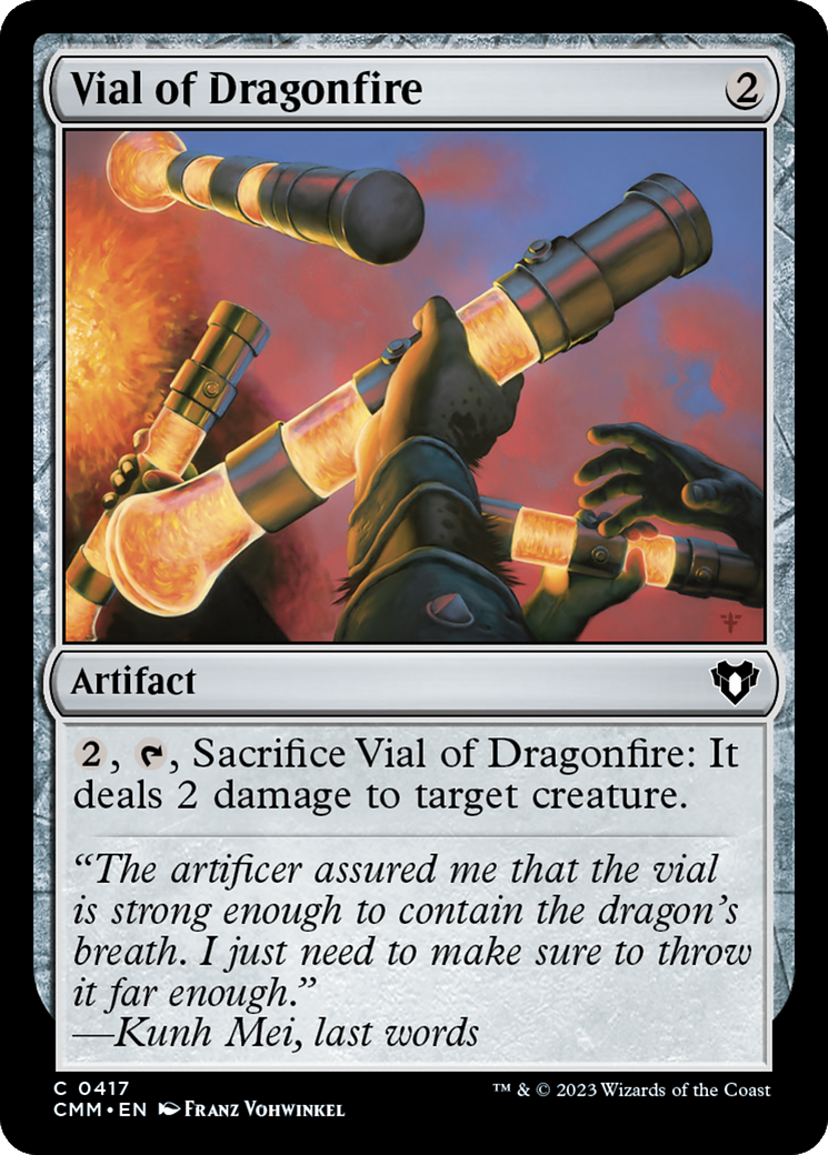 Vial of Dragonfire [Commander Masters] | Good Games Cannington