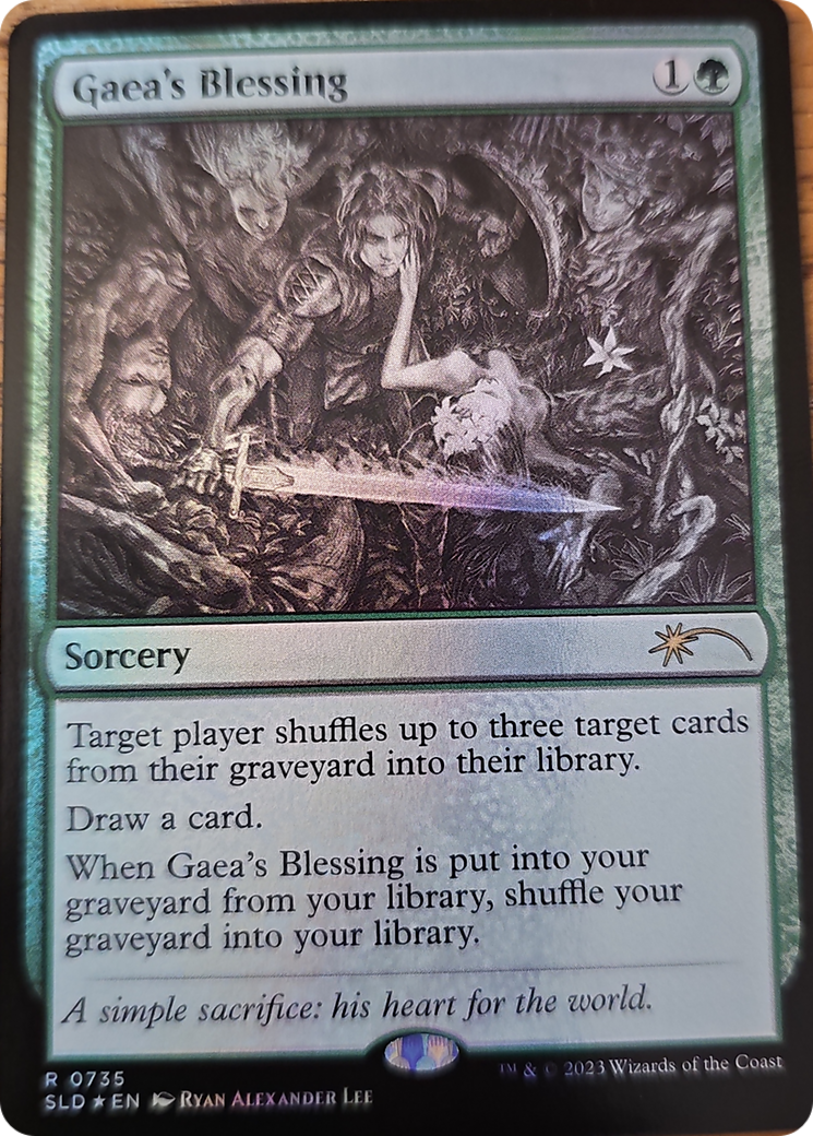 Gaea's Blessing (Sketch Showcase) [Secret Lair Drop Series] | Good Games Cannington