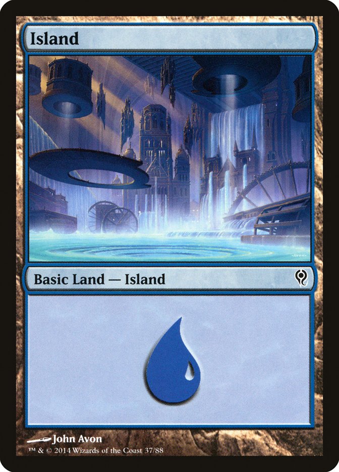 Island (37) [Duel Decks: Jace vs. Vraska] | Good Games Cannington