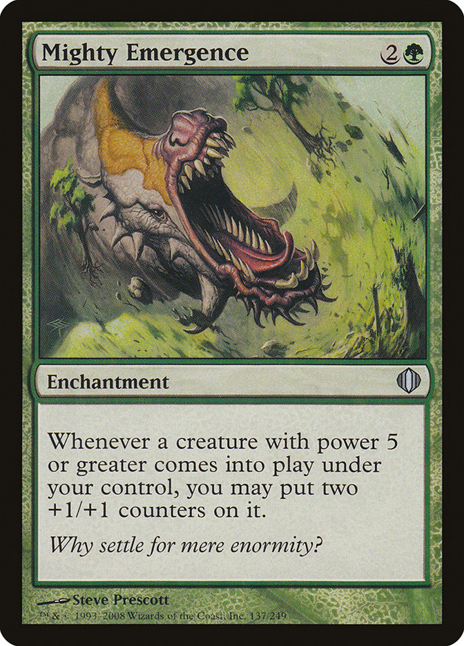 Mighty Emergence 137/249 (Shards of Alara)  | Good Games Cannington