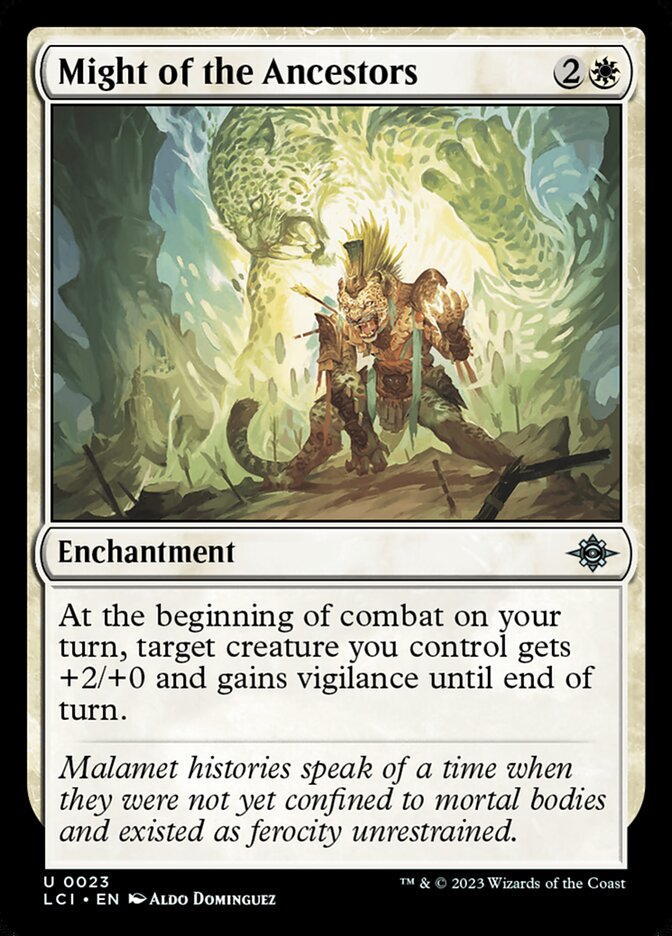 Might of the Ancestors 23/291 (The Lost Caverns of Ixalan)  - Foil | Good Games Cannington