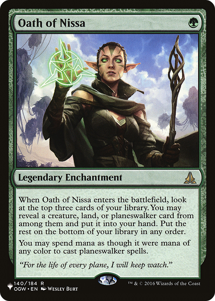 Oath of Nissa [The List] | Good Games Cannington