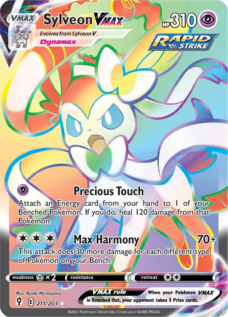 Sylveon VMAX (211/203) [Sword & Shield: Evolving Skies] | Good Games Cannington