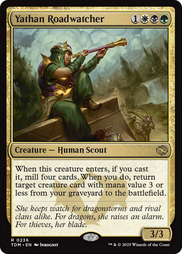 Yathan Roadwatcher [Tarkir: Dragonstorm] | Good Games Cannington