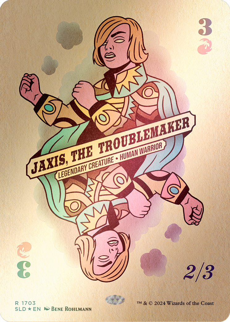 Jaxis, the Troublemaker (Rainbow Foil) [Secret Lair Drop Series] | Good Games Cannington
